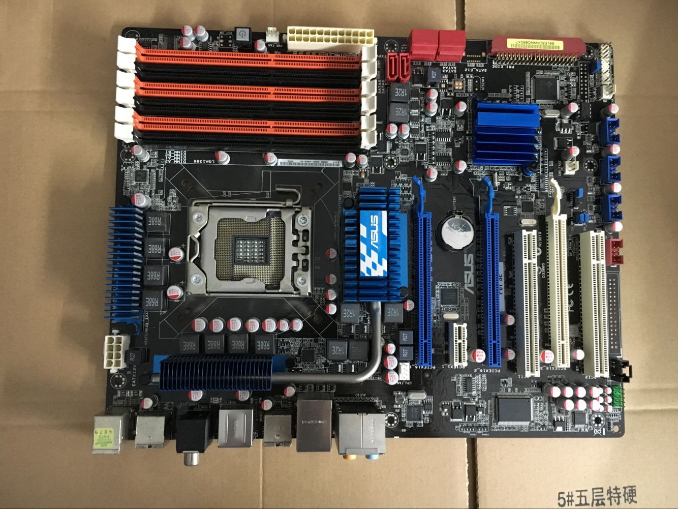 ASUS P6T SE Motherboard Chipset Intel X58 LGA1366 DDR3 With I/O Shield